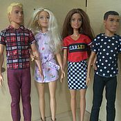 Винтаж handmade. Livemaster - original item Vintage dolls: Barbie and Ken Mattel dolls. 4 options.. Handmade.
