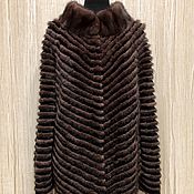 Одежда handmade. Livemaster - original item Mink coat on knitwear 52p. Handmade.
