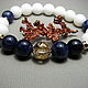 Bracelet with sodalite, agate ' Goldfish'. Bead bracelet. Beautiful gifts for the good people (Alura-lights). Online shopping on My Livemaster.  Фото №2