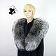 Chic fur collar of the Finnish long-tailed silver Fox. Collars. Mishan (mishan). My Livemaster. Фото №6