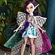 Ооак на базе Aver After High. Шарнирная кукла. Selena_Owl_Doll. Ярмарка Мастеров.  Фото №6