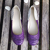 Обувь ручной работы handmade. Livemaster - original item Ballet flats from Python skin Vi2. Handmade.