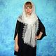 White scarf, Lace Russian shawl, Bridal cape, Hand knit warm wrap №445. Wraps. Oksana (superplatok). My Livemaster. Фото №5