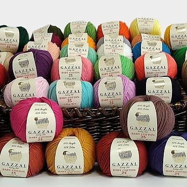 Пряжа: GAZZAL Baby Cotton 25