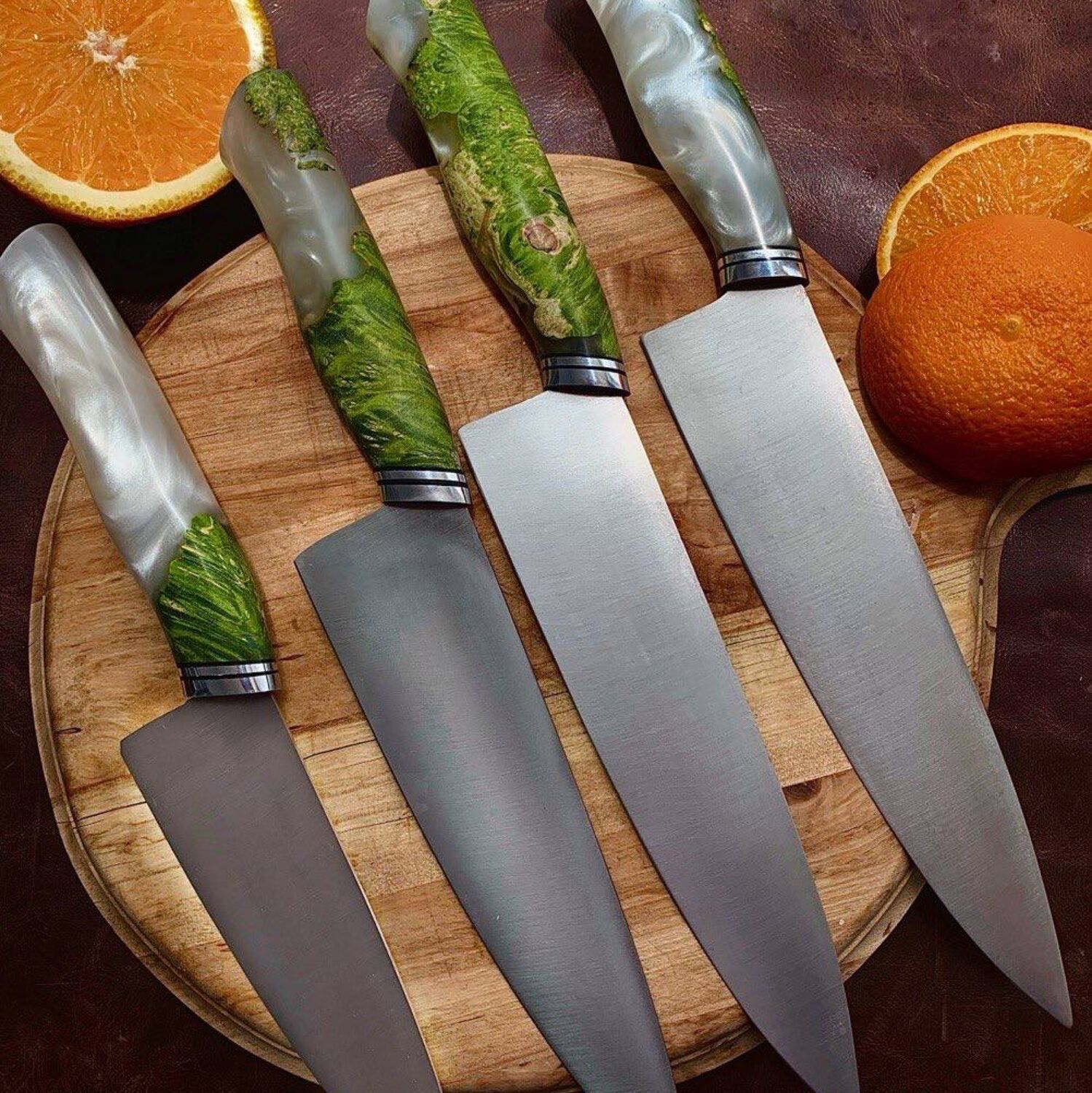 Нож кухонный, набор кухонных ножей, шеф нож –  онлайн на Ярмарке .