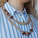 Винтаж: "Золотой мир" винтажный комплект. Комплекты украшений винтажные. ANTIQUE_GOLDEN_ROSE. Интернет-магазин Ярмарка Мастеров.  Фото №2