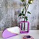 Подарочный бокс ваза + подставка + подсвечник. Подарочные боксы. DECORANNA - Уютный декор для дома. Интернет-магазин Ярмарка Мастеров.  Фото №2