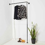 Для дома и интерьера handmade. Livemaster - original item Edge - corner rail for clothes, loft hanger. Handmade.