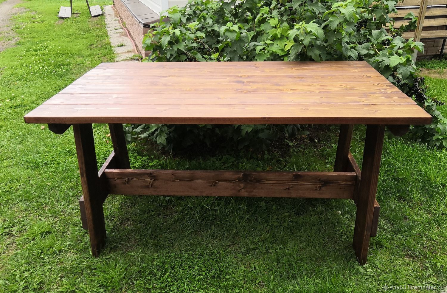садовый стол из дерева своими руками для дачи