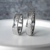 Свадебный салон handmade. Livemaster - original item Wedding rings made of titanium 