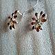 Earrings 'SALUTE' AMBER, 925 silver. Earrings. Gems&Silver Jewelry. Online shopping on My Livemaster.  Фото №2