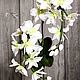 Bouquet lamp 'Orchid Cattleya white' 2 sprigs. Table lamps. Elena Krasilnikova. My Livemaster. Фото №5