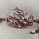 Order Bracelet 'primrose' made of copper with pearls. Gala jewelry (ukrashenija). Livemaster. . Bead bracelet Фото №3