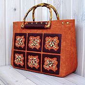 Сумки и аксессуары handmade. Livemaster - original item Classic bag: Tiles. Handmade.