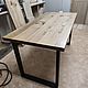 Обеденный стол из дуба. Столы. Mitkin_workshop. Интернет-магазин Ярмарка Мастеров.  Фото №2