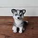 Husky dog symbol of the year toy made of wool. Felted Toy. ToysMari (handmademari). Интернет-магазин Ярмарка Мастеров.  Фото №2