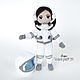 Order Master class Cosmonaut Costume for dolls. HandMade by Venelopa'TOYS. Livemaster. . Knitting patterns Фото №3