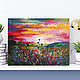 Order Oil painting landscape ' Bright, summer evening'. Svetlana Samsonova. Livemaster. . Pictures Фото №3
