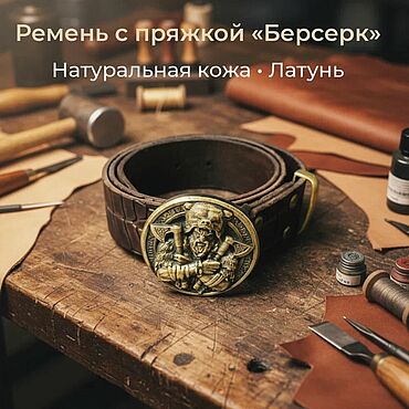 Аксессуары ручной работы. Ярмарка Мастеров - ручная работа Ремень поясной из натуральной кожи с тиснением крокодил ручной работы. Handmade.