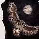 Jacket black "owl on the hunt", Vests, Moscow,  Фото №1