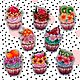 Kitchen Sets or Magnets: Cupcakes seasons. Holders. FavoriteStitch. My Livemaster. Фото №5