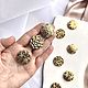 Винтаж: Covers buttons/ винтажные накладки на пуговицы. Пуговицы винтажные. Svetlana Valent. Ярмарка Мастеров.  Фото №6