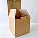 Заказать Коробка-куб из гофрокартона, 20 х 20 х 20 см. Magic-craftroom. Ярмарка Мастеров. . Коробки Фото №3