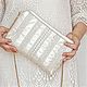 Order Pearl clutch bag, white wedding clutch, handbag for the bride (144). a-vesta. Livemaster. . Wedding bags Фото №3