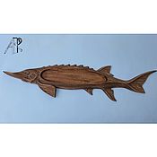 Посуда handmade. Livemaster - original item Board for fish serving 