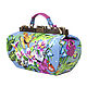 Order Bag with frame lock 'Flower mood'. Pelle Volare. Livemaster. . Valise Фото №3