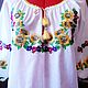 Women's embroidered blouse 'Multicolored' ZHR2-220. Blouses. babushkin-komod. My Livemaster. Фото №5