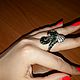 ring 'He Is a Dragon' made of silver 925 with emerald. Rings. Luxurious silver handmade. My Livemaster. Фото №4