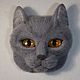 Brooch-pin British Cat, Brooches, Moscow,  Фото №1