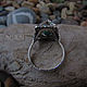 Silver ring with turquoise. Ring. BOR.N | avtorskoe serebro. Online shopping on My Livemaster.  Фото №2