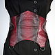 Belts: sash corset genuine leather under the snake Burgundy. Belt. Lollypie - Modiste Cat. My Livemaster. Фото №6