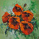 poppies. oil painting, Pictures, Apatity,  Фото №1