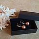 Серьги "Легенда". Жемчуг Shell Pearl. Серьги классические. Tatyana's Jewelry for the soul. Ярмарка Мастеров.  Фото №4