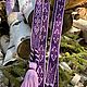 Girdle Femininity lilac-purple. Belts and ribbons. ЛЕЙЛИКА - пояса и очелья для всей семьи. My Livemaster. Фото №4