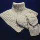 Order Women's knitted set of accessories Gold. Warm Yarn. Livemaster. . Dickies Фото №3