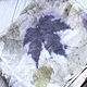 Платок шелковый в технике экопринт (Silk, ecoprint) 85.85.02.07. Платки. Silk matter. Ярмарка Мастеров.  Фото №6