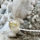  Рутиловый кварц. Браслет-нить. Екатерина Crustal_minerals. Интернет-магазин Ярмарка Мастеров.  Фото №2