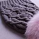 Hat 'Taup' p. 52-55 100%merino wool, Caps, St. Petersburg,  Фото №1