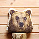 Подарок мужчине. Медведь. Декоративная подушка с медведем, Подушки, Москва,  Фото №1