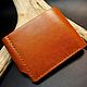 Women's wallet, small. Wallets. Marik Leather Craft. My Livemaster. Фото №5