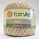 Violet, Yarn Art, Турция 
цвет 4660 бежевый

Турецкая пряжа виолет ярн арт
мерсеризованный хлопок