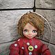 Ватная ёлочная игрушка домовенок Кузя. Игрушки. Светлана. Интернет-магазин Ярмарка Мастеров.  Фото №2