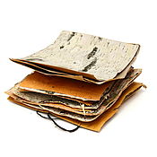 Материалы для творчества handmade. Livemaster - original item Birch bark sheets 50 x 50. Birch bark DIY. Art.4075. Handmade.