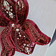 Брошь "Ирис". Брошь-булавка. Дарья (ms.brooch). Ярмарка Мастеров.  Фото №4