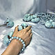 Bracelet made of natural aquamarine. Bead bracelet. oko-siriusa. My Livemaster. Фото №5