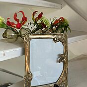 Винтаж handmade. Livemaster - original item Bronze photo frame, mirrors, Art Nouveau, France. Handmade.